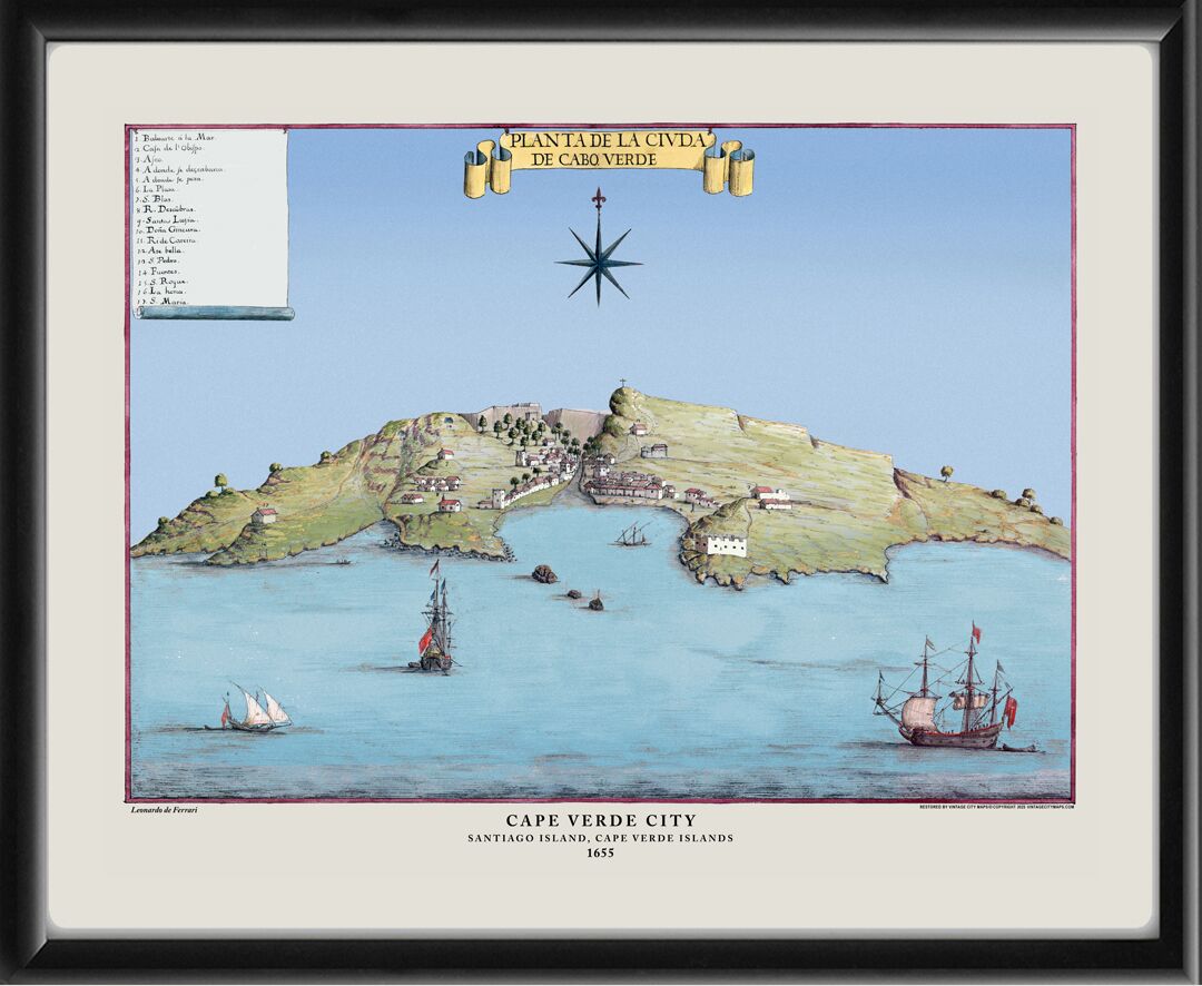 Cape Verde City 1655