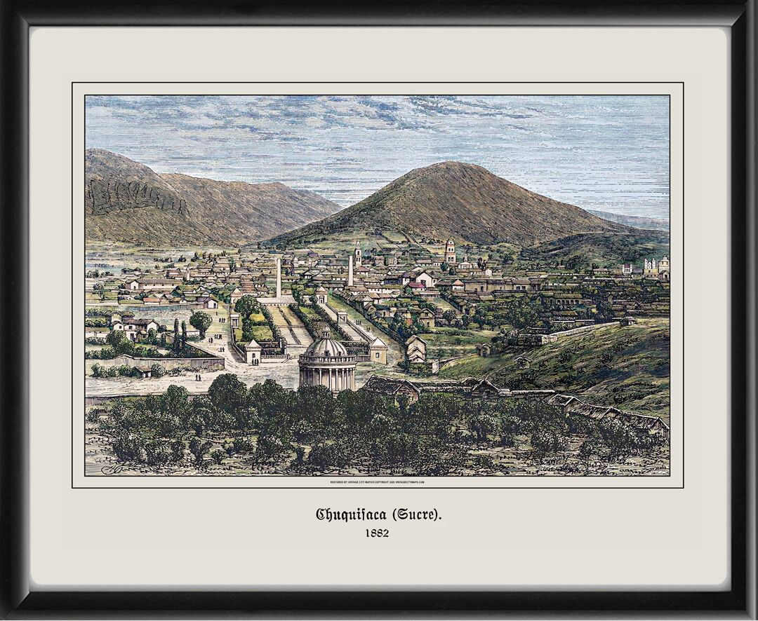 Sucre Bolivia 1882 (Chuquisaca)
