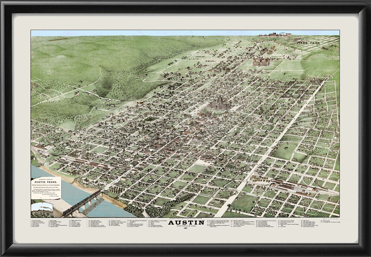 Austin TX in Color 1887