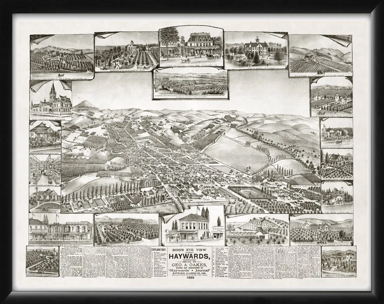 Hayward CA 1889
