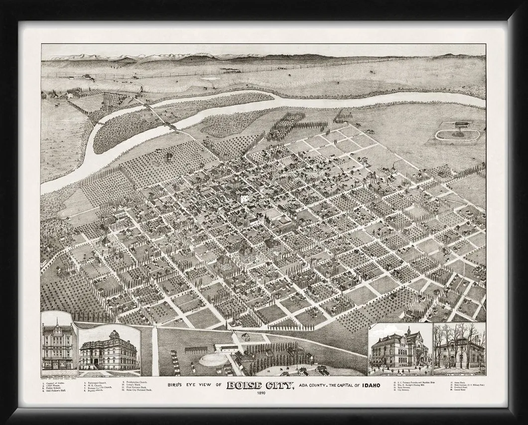 Boise Idaho 1890