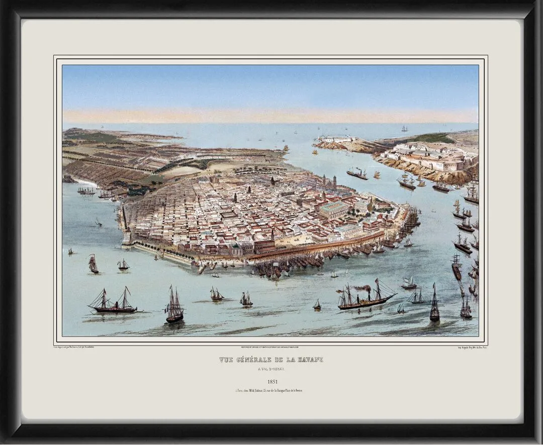 Havana Cuba 1851 John Bachmann