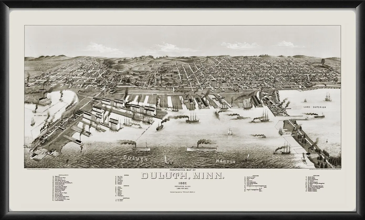 Duluth MN 1887 Henry Wellge TM