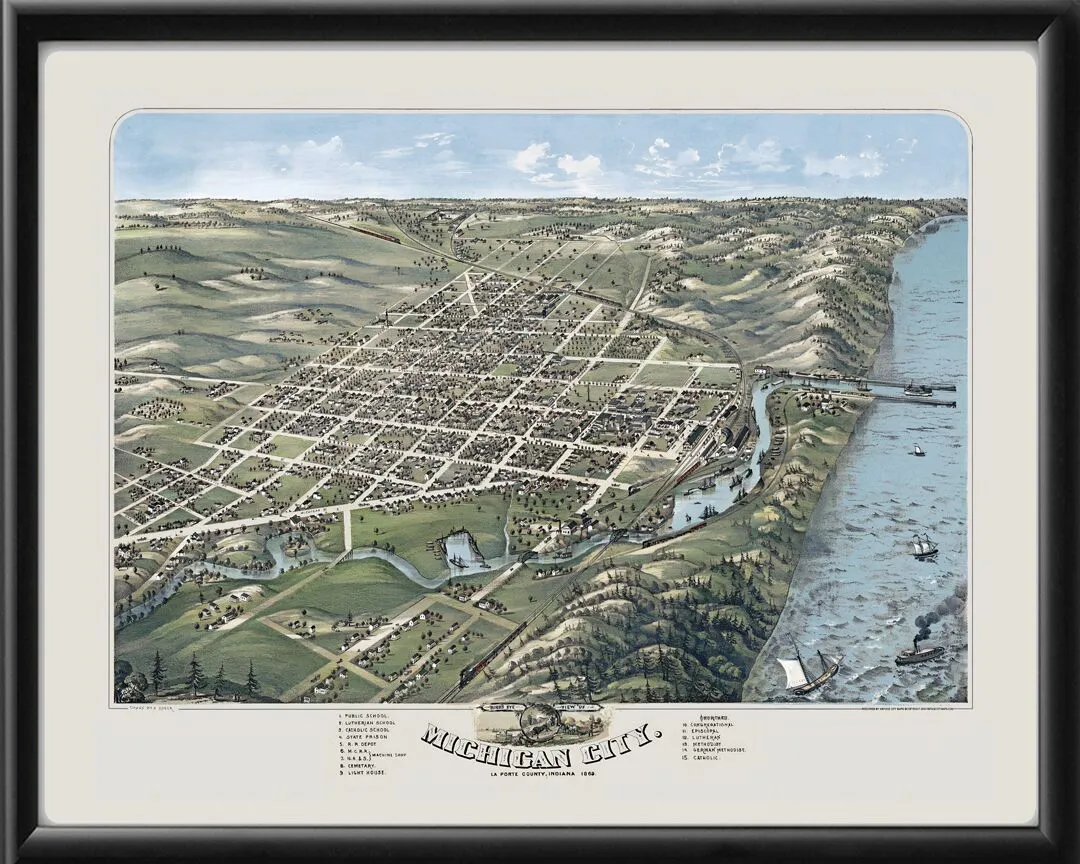 Michigan City Indiana 1869