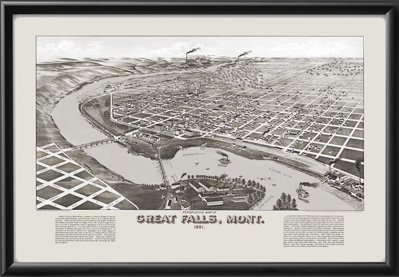 Great Falls MT 1891