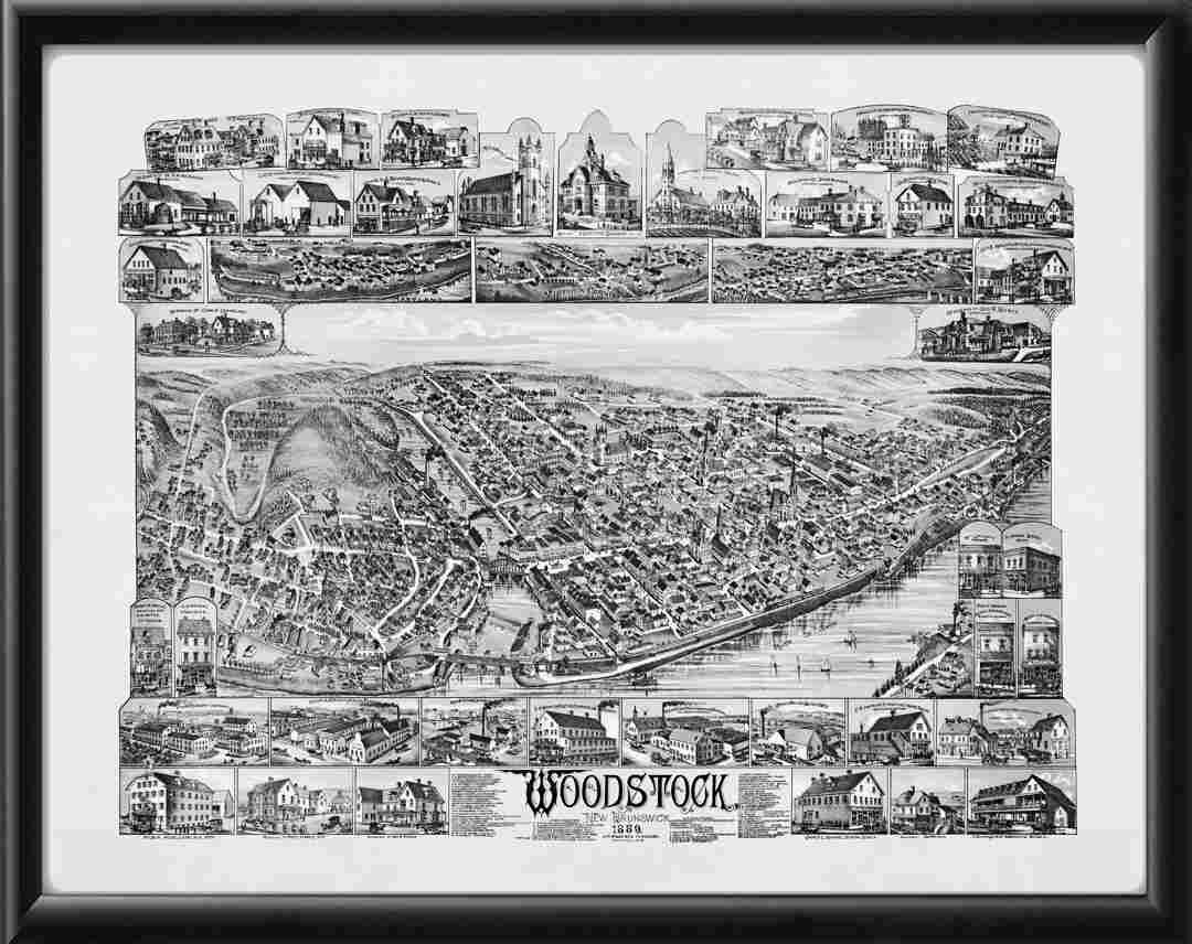 Woodstock New Brunswick Canada 1889