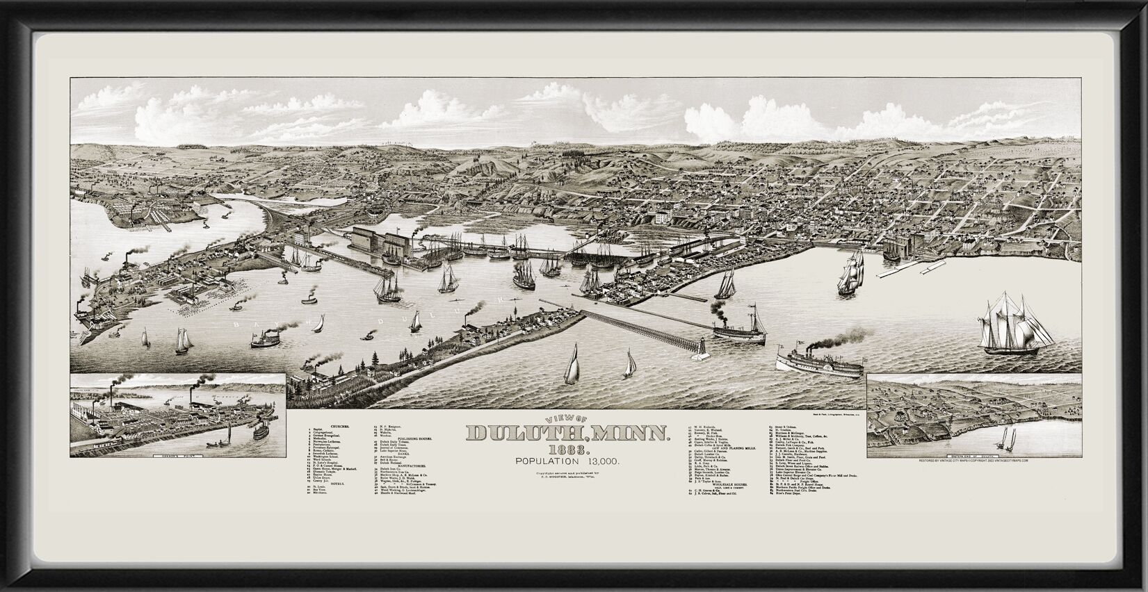 Duluth MN 1883 Hwellge TM