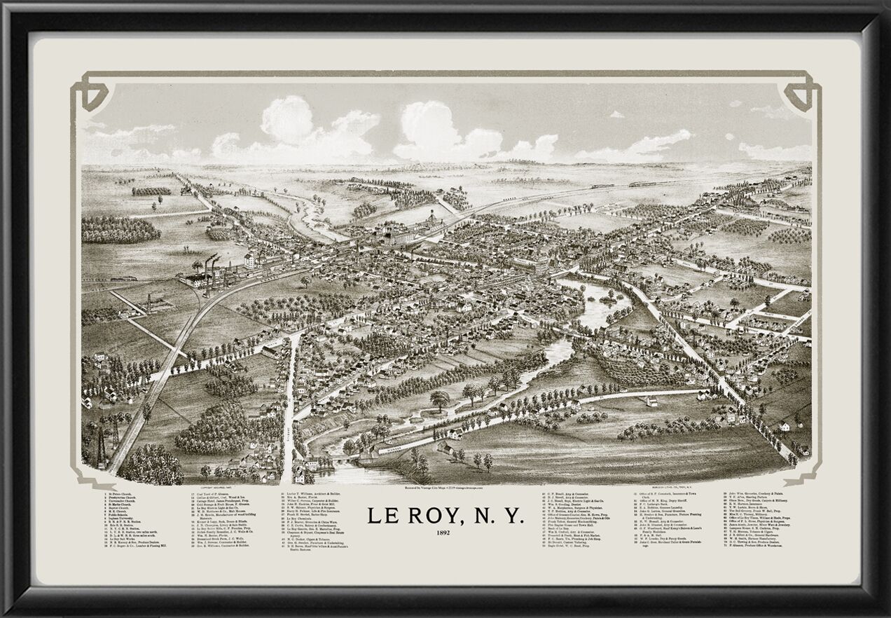 Le roy NY 1892 LR Burleigh TM