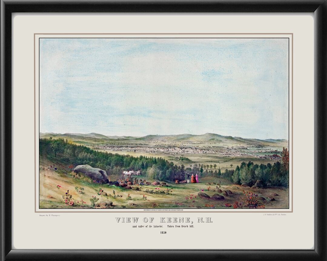 Keene NH Benjamin Champney 1850 TM