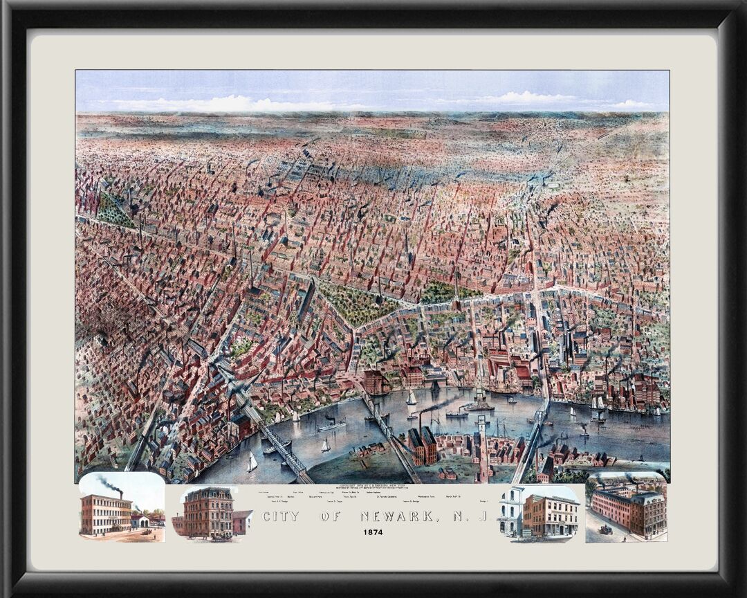 Newark NJ 1874 C.R. ParsonsTM