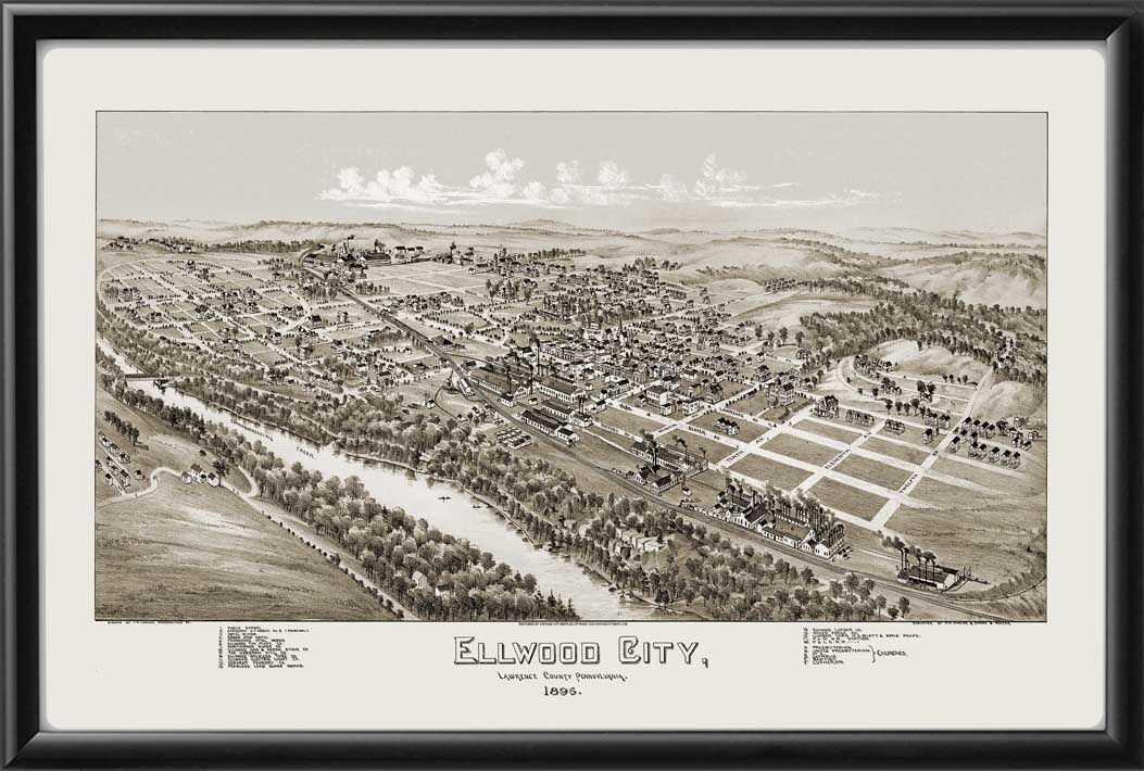 Ellwood City PA 1896