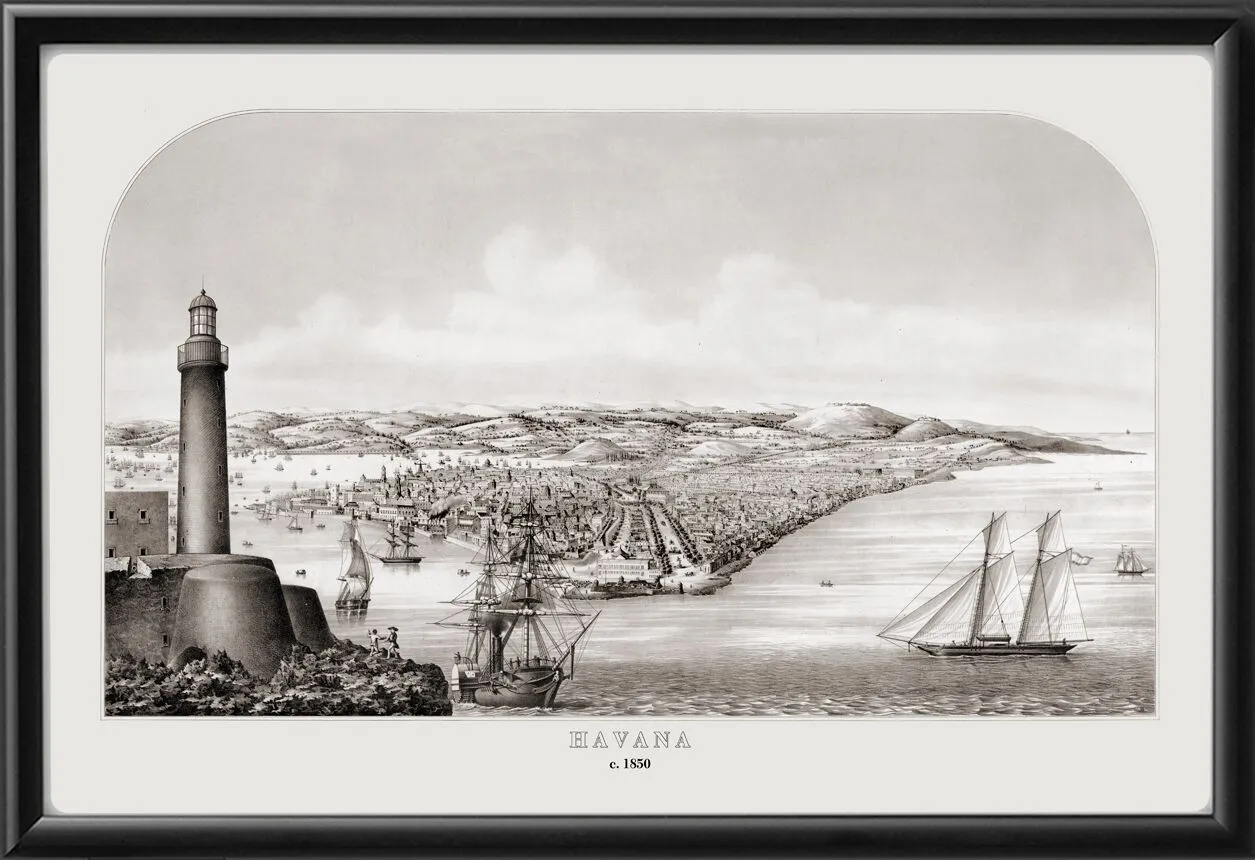 Havana Cuba 1850