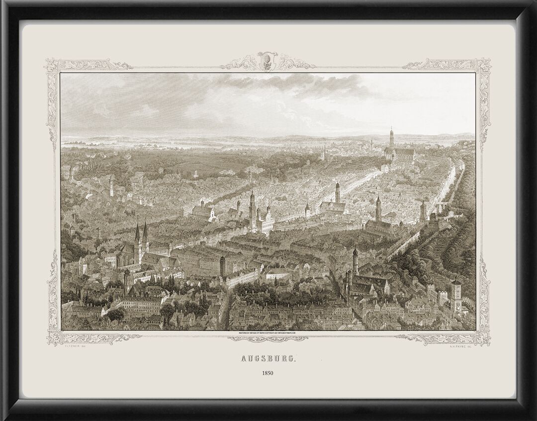 Augsburg Germany 1850