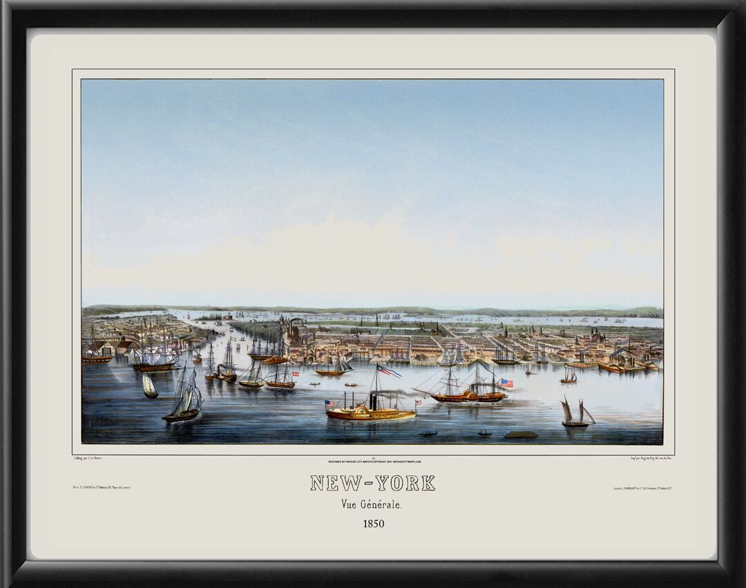 New York City NY 1850 Le Breton