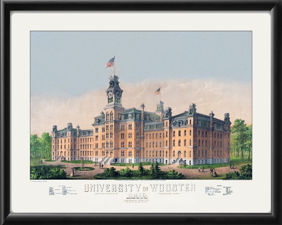 College of Wooster Ohio 1867