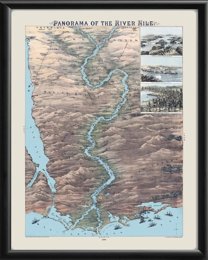 The Nile River 1884