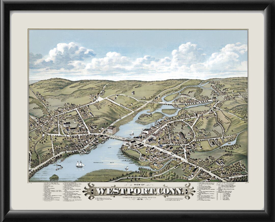 Westport CT 1878 (Color)