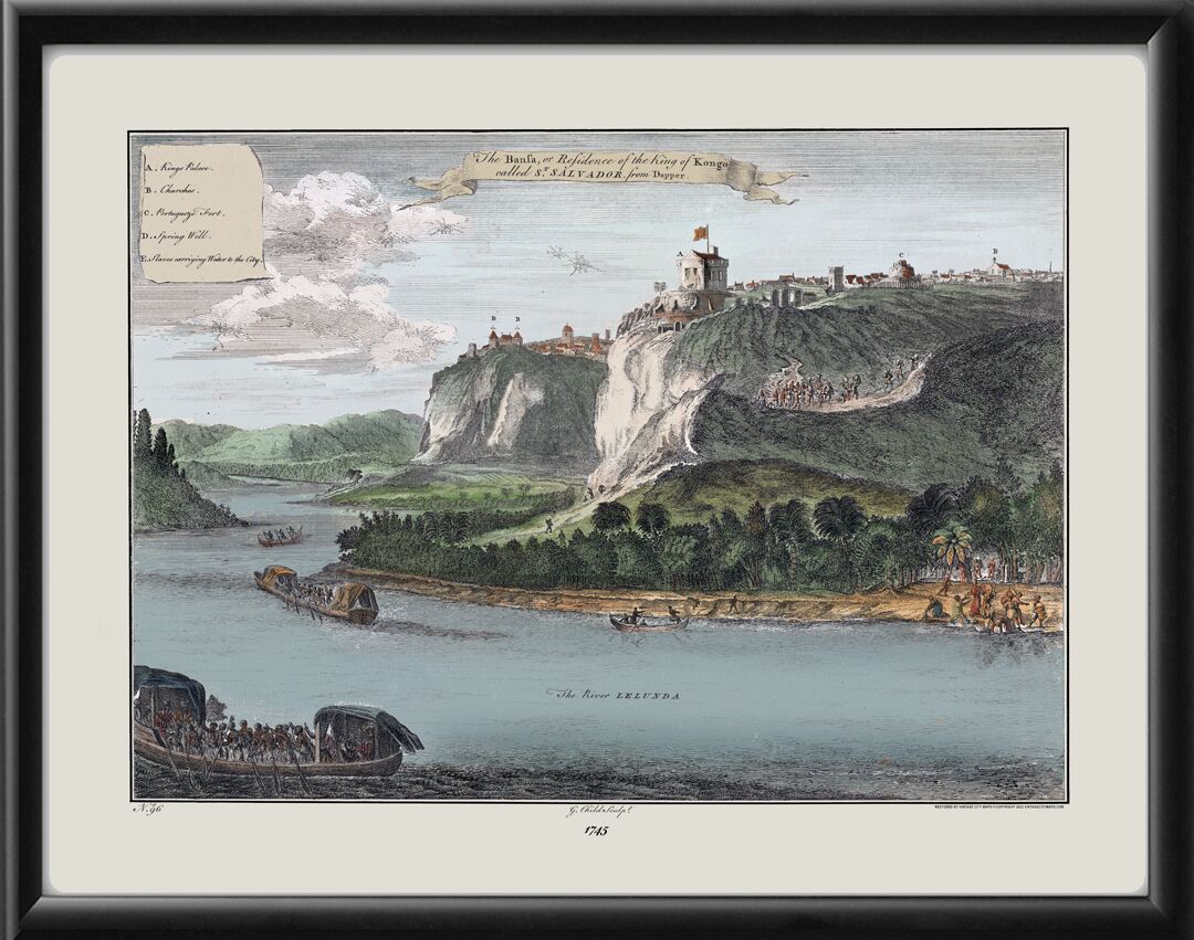 Mbanza-Kongo Angola 1745