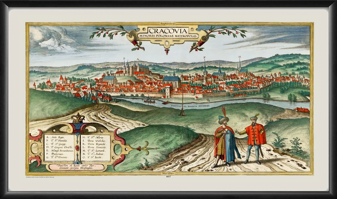 Krakow Poland 1617