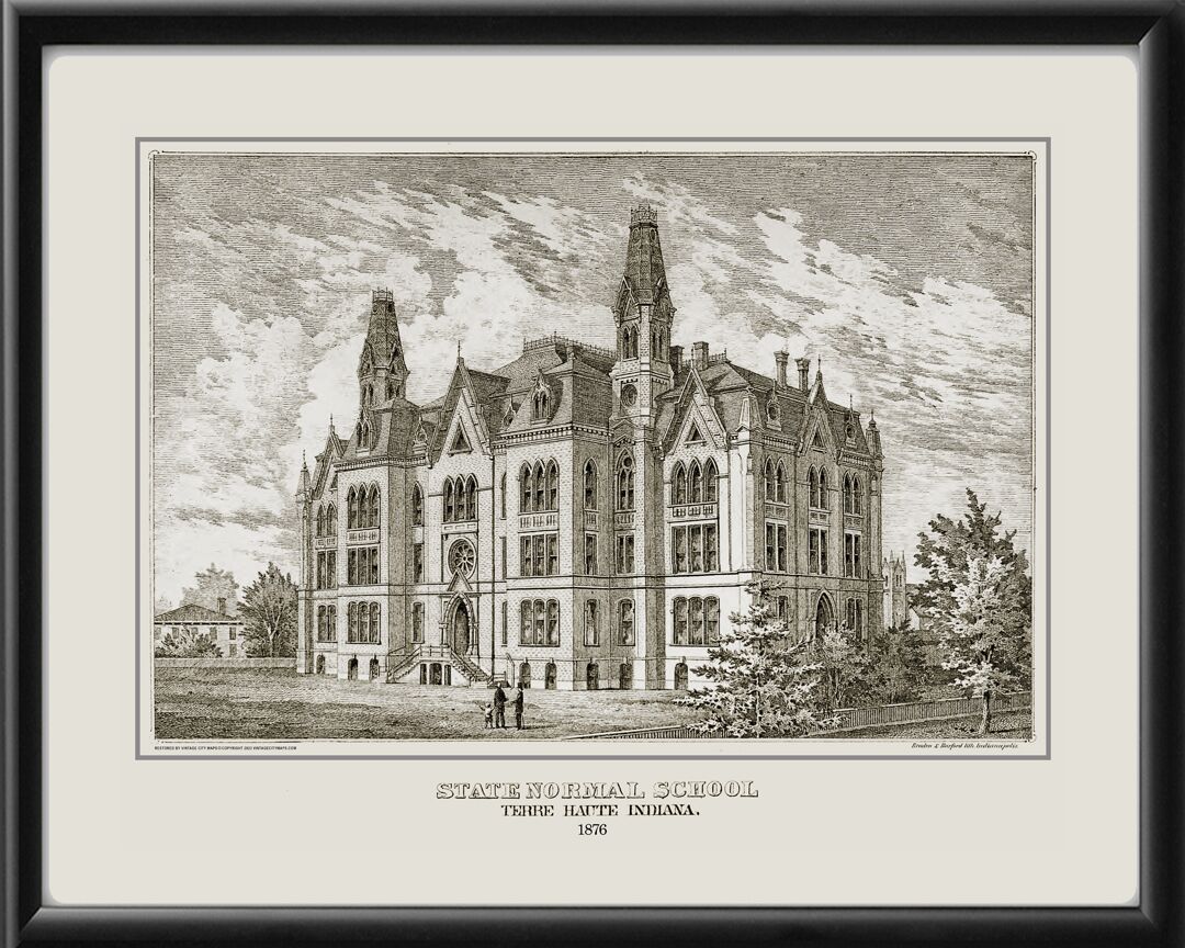 Indiana State Normal School - Terre Haute 1876