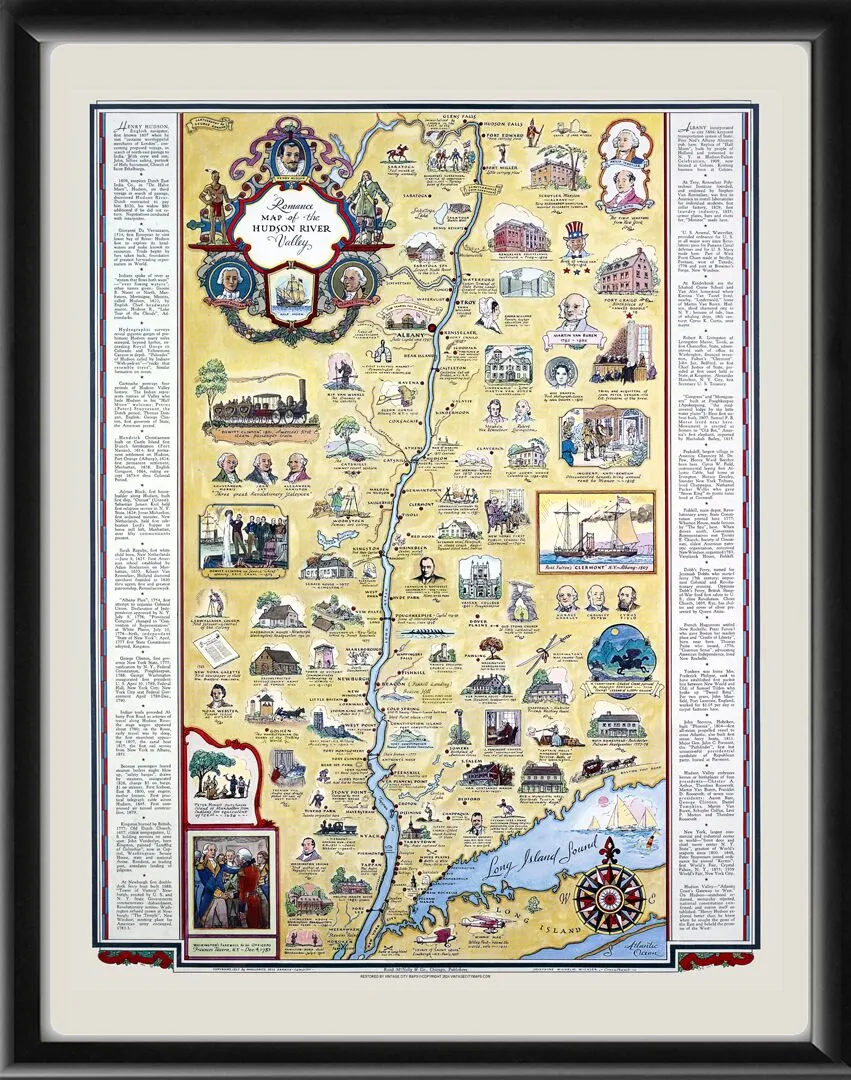 Las Vegas NV 1939 - Still a Frontier Town Birds Eye View Map