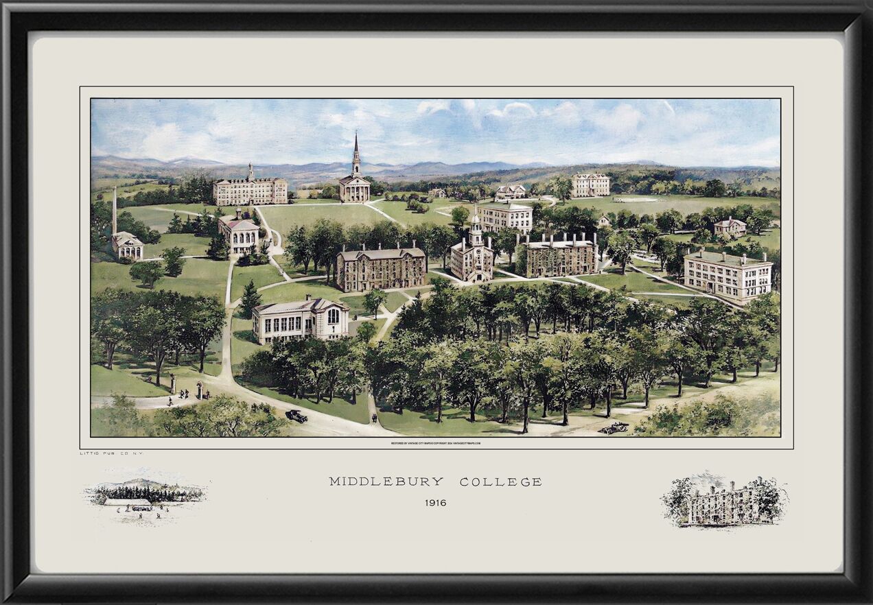 Middlebury College 1916 (Color)