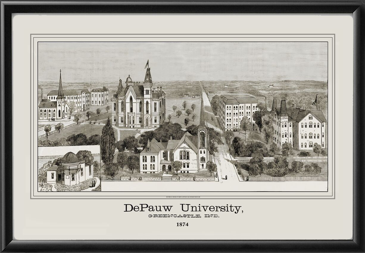 DePauw University - Greencastle IN 1874