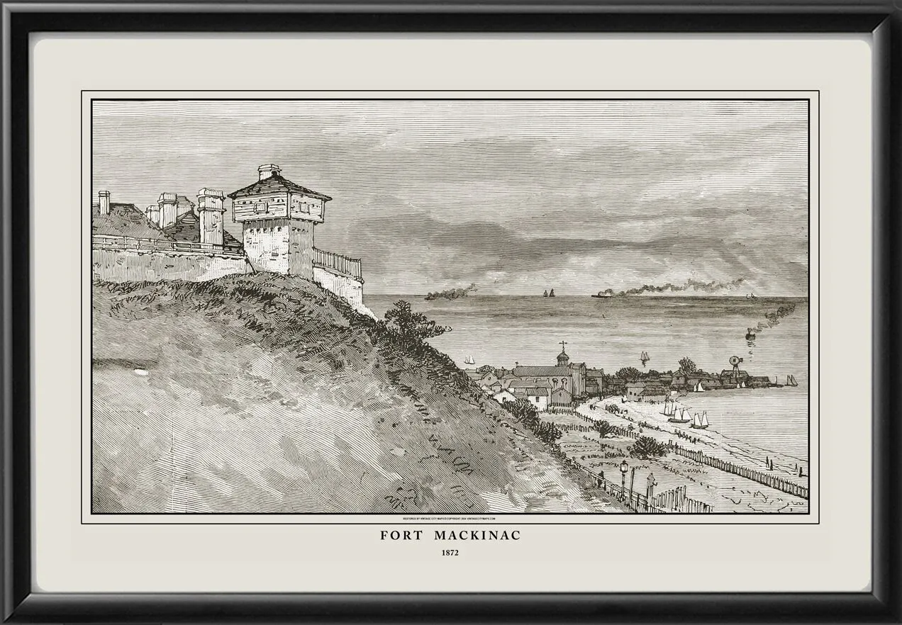 Fort Mackinac MI 1872