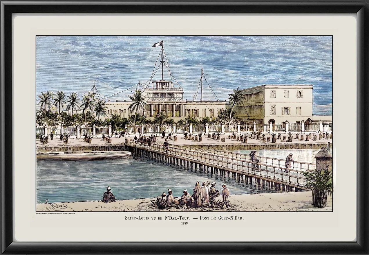 Saint Louis, Senegal 1889