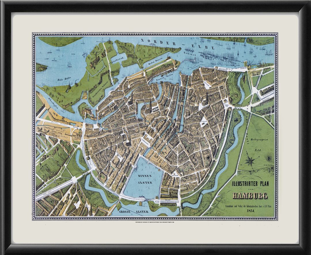 Hamburg Germany 1854