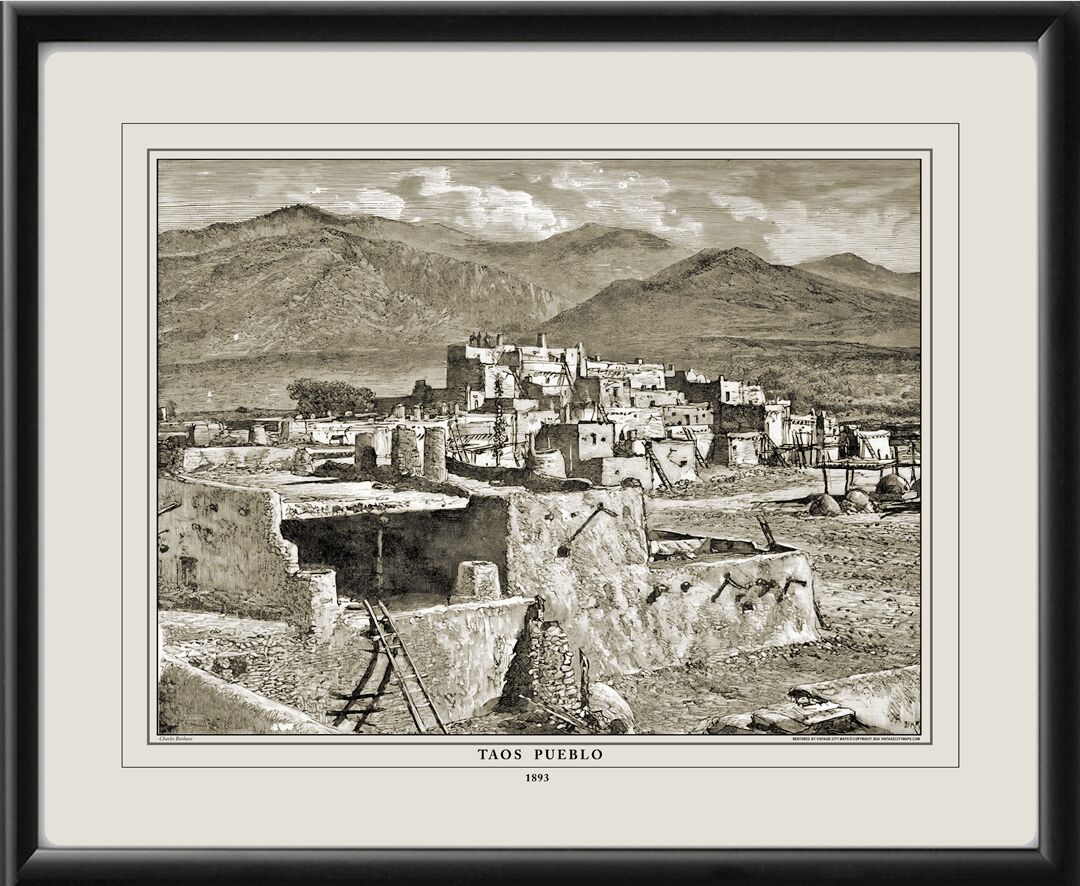 Taos Pueblo NM 1893