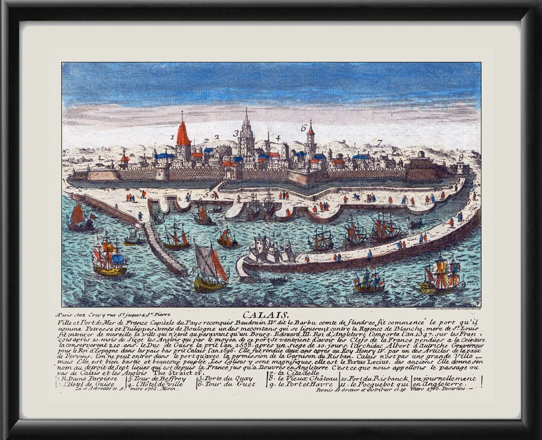 Port of Calais France 1765 Jean-Baptiste Crepy