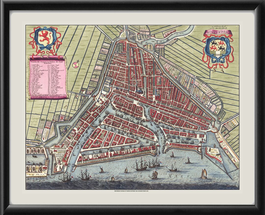 Rotterdam Netherlands 1699 Frederik De Wit