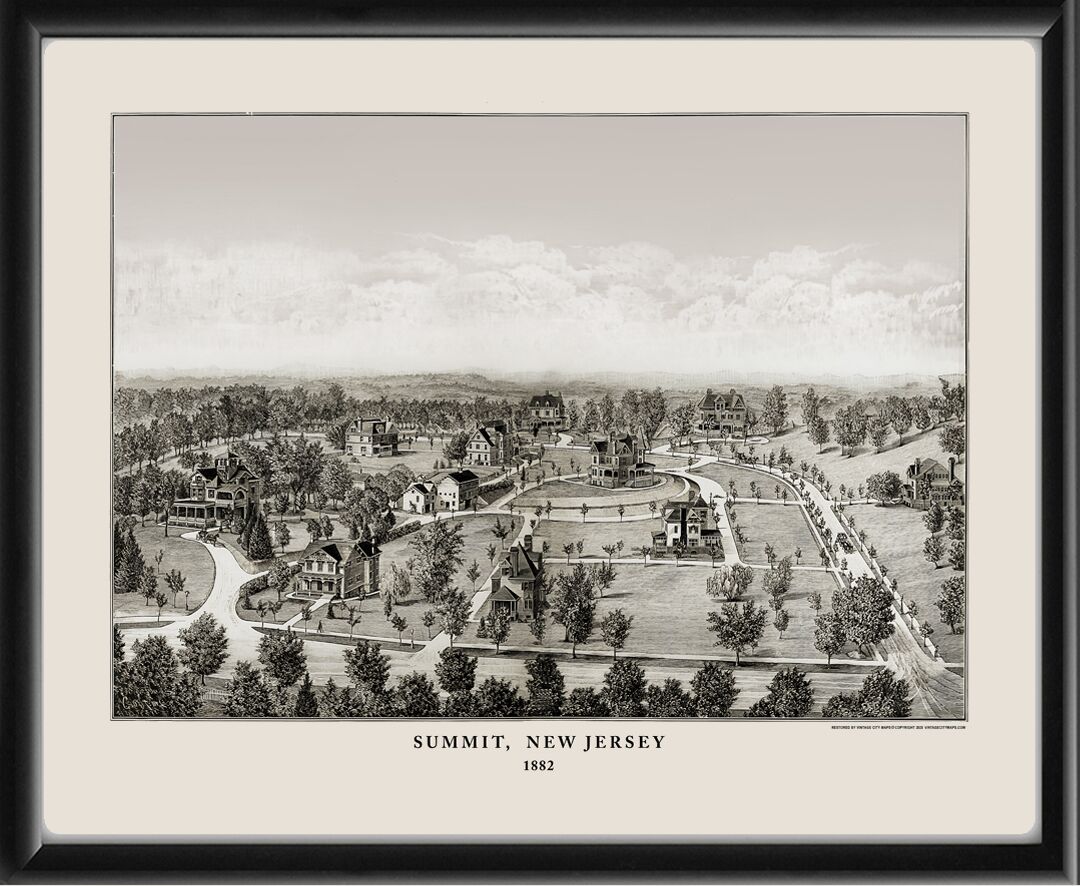 Summit NJ 1882 Everts & Peck
