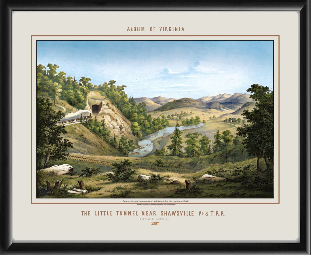 Shawsville VA 1857 Edward Beyer