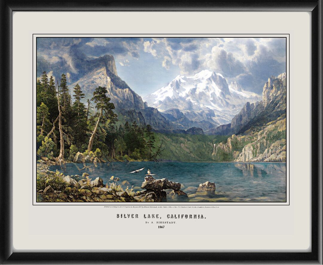 Silver Lake Amador County CA 1867 Albert Bierstadt