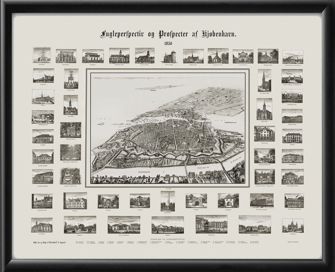 Copenhagen and suburbs 1856