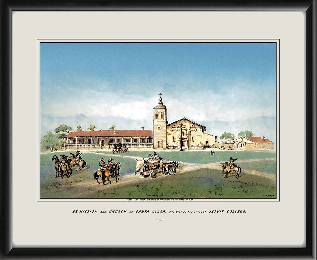Mission Santa Clara de Asís 1846 Edward Vischer