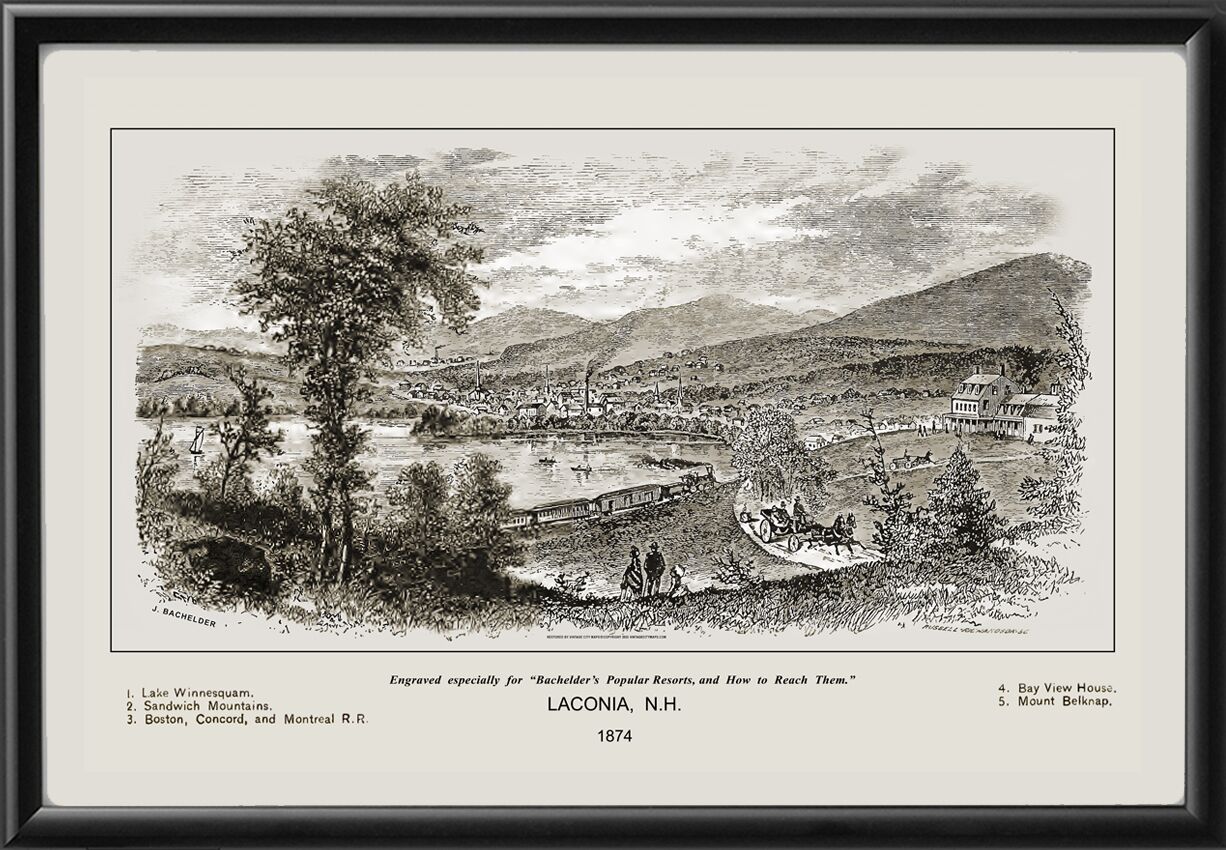 Laconia NH John Bachelder 1874