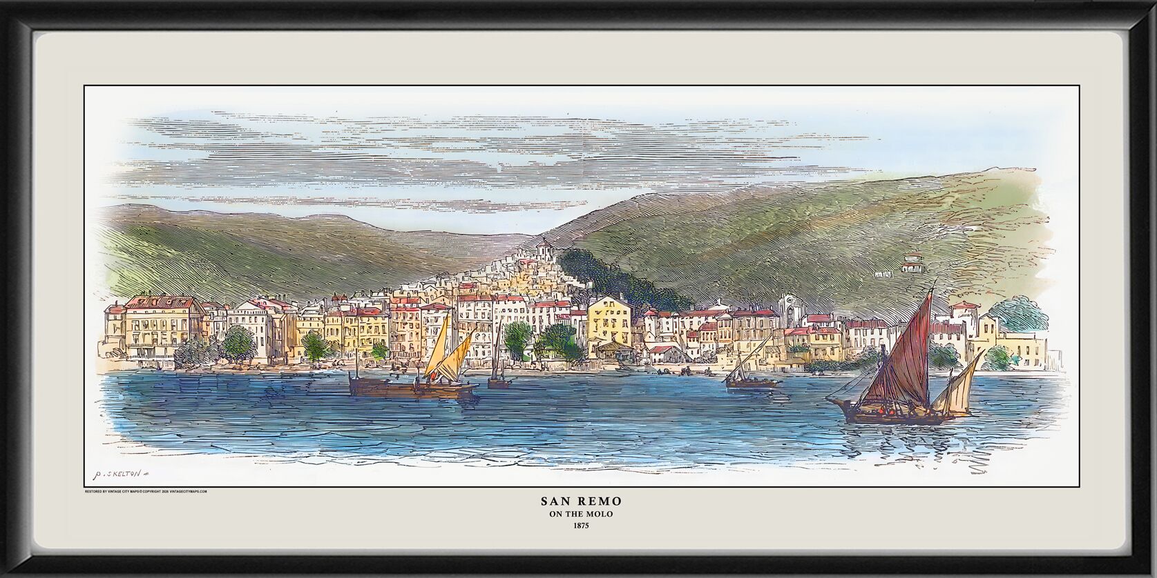 San Remo Italy 1875 P. Skelton