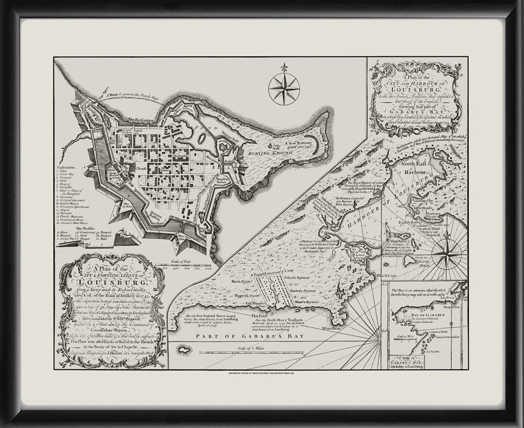 Louisburg Nova Scotia Canada 1745