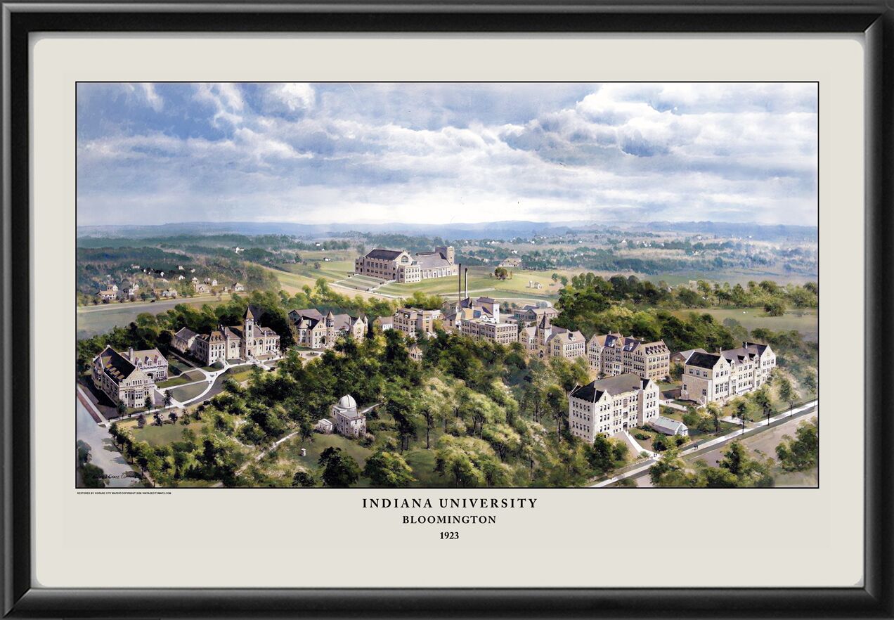 Indiana University Bloomington IN 1923 color