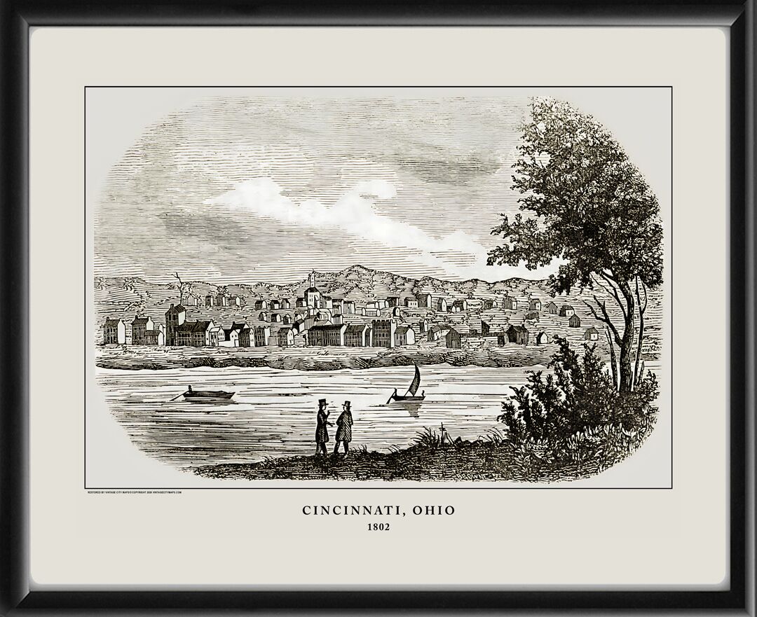 Cincinnati OH 1802 published in 1848