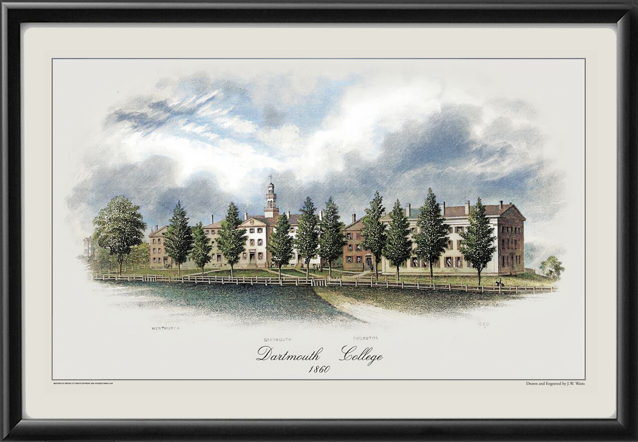 Dartmouth College 1860 James Watts color