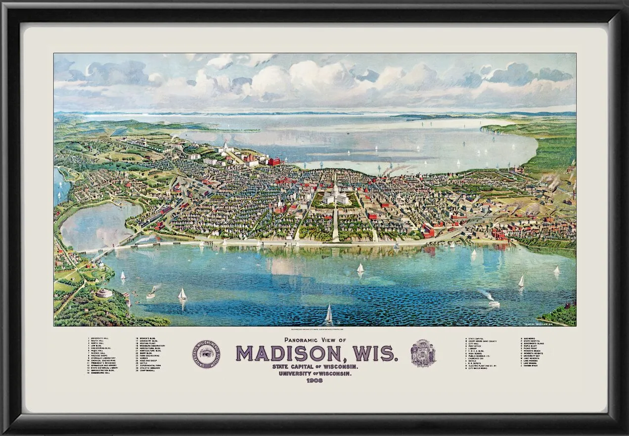 Madison WI 1908 Henry Wellge TM