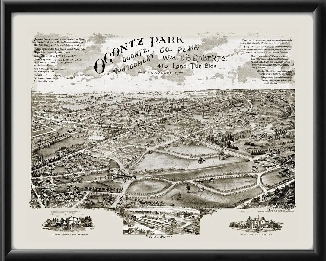 Elkins Park (Ogontz Park), Philadelphia PA 1880