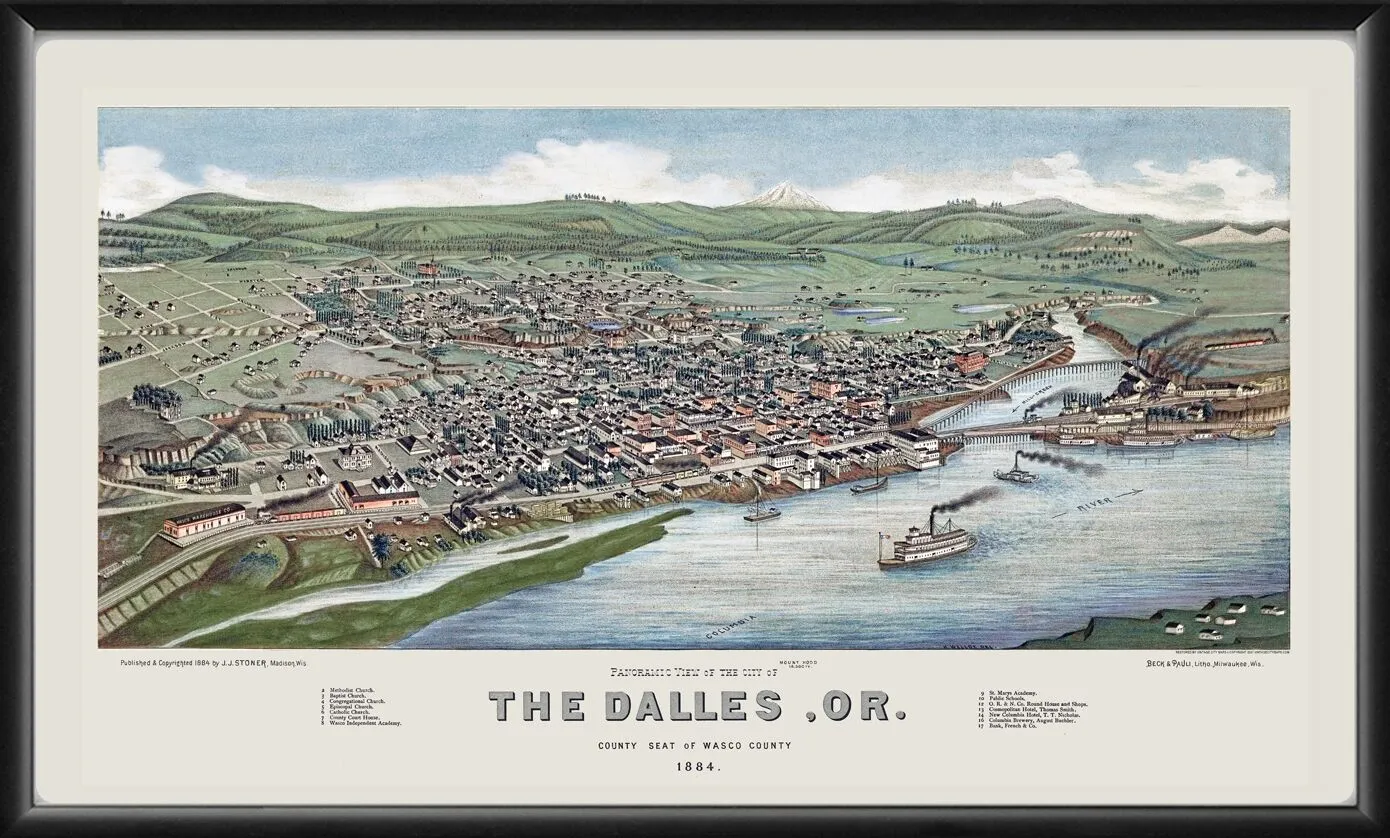 The Dalles OR 1884