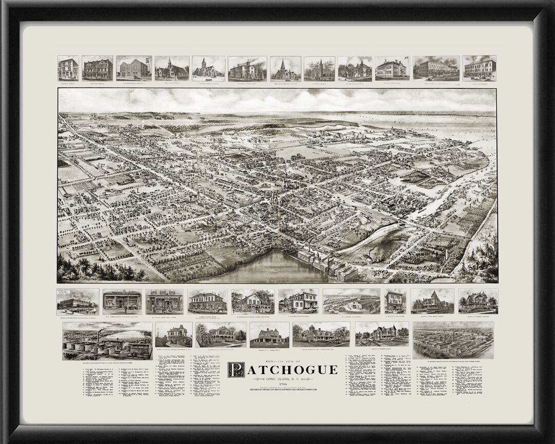 Patchogue NY 1909 Hughes and Bailey TM