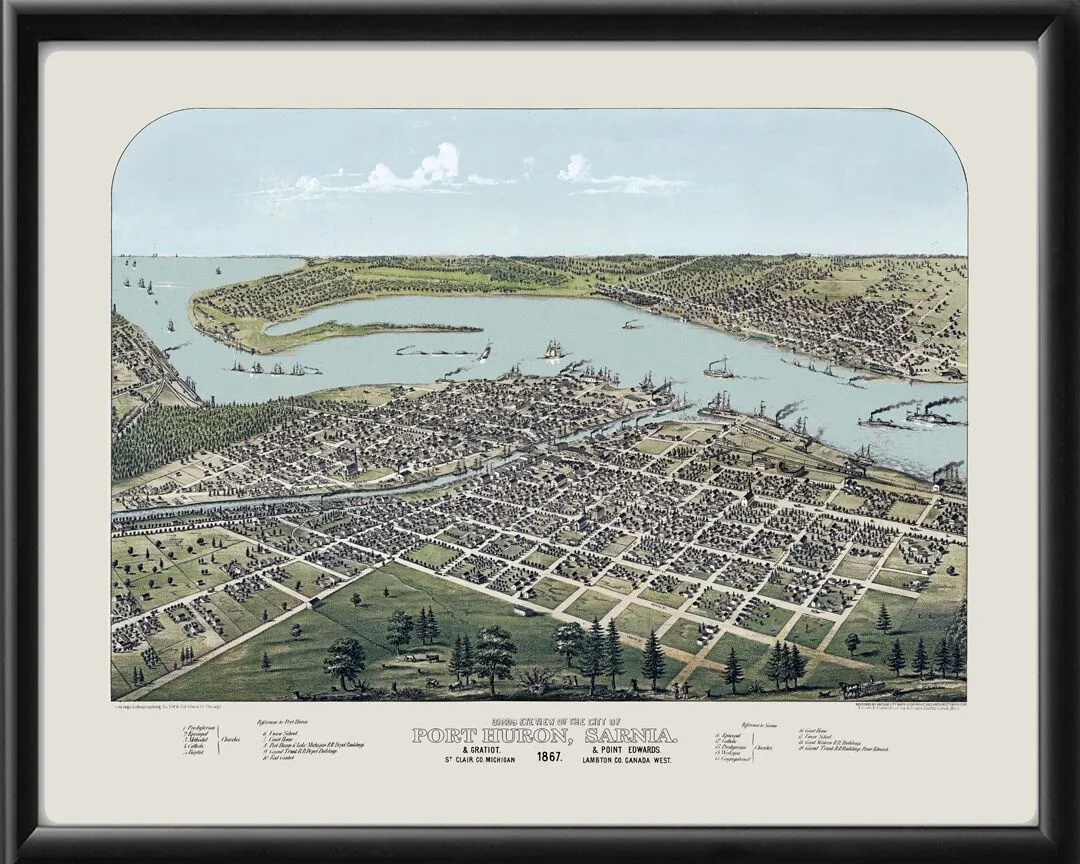 Port Huron MI 1867 A TM