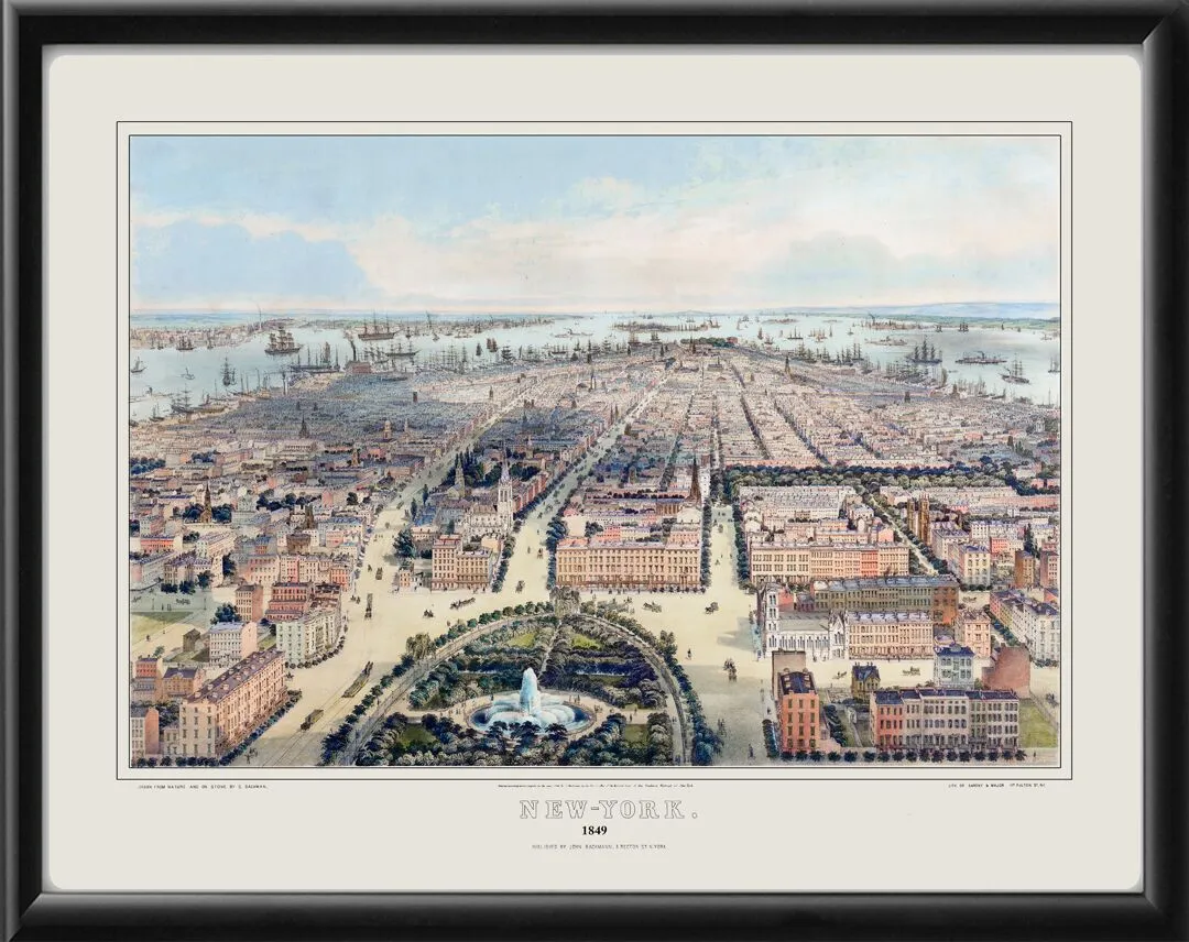 New York City NY 1849